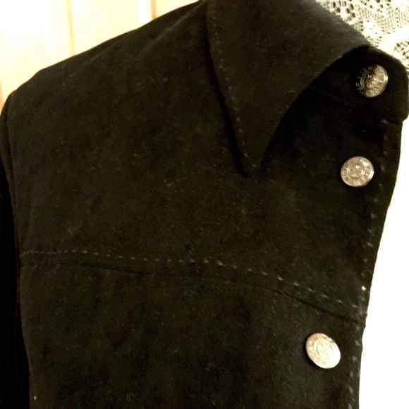 Black Suede Contrast stitching, Must Have In your Basics Closet - Picture 5 of 16